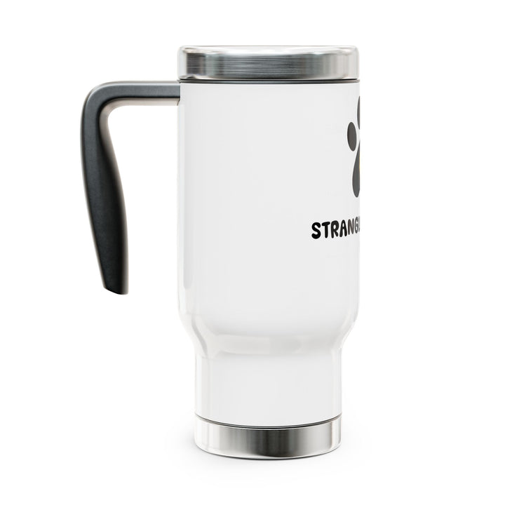 Stainless Steel Travel Mug with Handle, 14oz